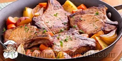 Свинина з помідорами і сиром (кількості рослинного масла) Свинина з помідорами і сиром