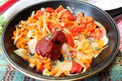 Свинина смажена з овочами помідорами, морквою, цибулею - фоторецепт, beautyinfo (помідорами) Свинина смажена з овочами помідорами, морквою, цибулею - фоторецепт, beautyinfo