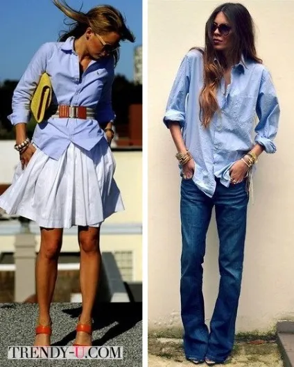 Своя сорочка ближче до тіла! 35 стильних ідей, trendy-u (з чим носити блакитну сорочку) Своя сорочка ближче до тіла! 35 стильних ідей, trendy-u