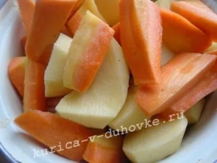Тушкована картопля з куркою в мультиварці (тушкована) Тушкована картопля з куркою в мультиварці
