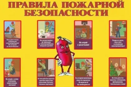 Куточок пожежної безпеки в школі як його оформити