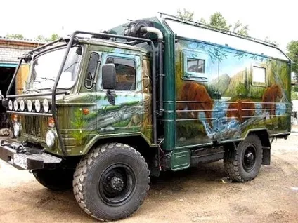 Тюнінг газ-66 своїми руками фото і відео як переробити автомобіль (автомобіль) Тюнінг газ-66 своїми руками фото і відео як переробити автомобіль
