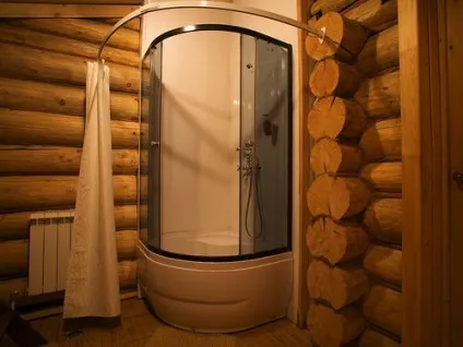 Установка і підключення душової кабіни в дерев'яному будинку фото, відео (кабіни) Установка і підключення душової кабіни в дерев'яному будинку фото, відео