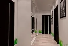 Вузька передпокій дизайн реальної квартири, фото меблів, ідеї інтер'єру, стіни до 30 см глибиною, (меблів) Вузька передпокій дизайн реальної квартири, фото меблів, ідеї інтер'єру, стіни до 30 см глибиною,
