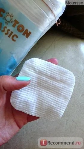Ватяні диски bocoton classic square cosmetic pads квадратні - «мої враження від квадратних (ватяні) Ватяні диски bocoton classic square cosmetic pads квадратні - «мої враження від квадратних