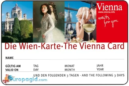 Віденська карта vienna card - знижки по всьому місту, як користуватися картою, де її купити