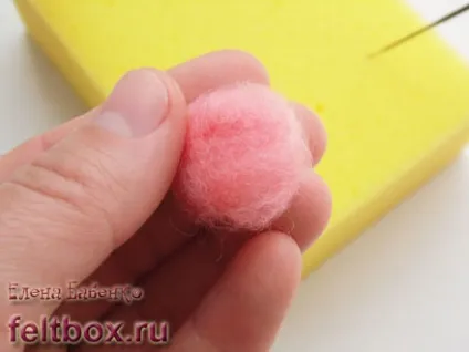 Гілочка в техніці сухого валяння на каркасі (каркасі) Гілочка в техніці сухого валяння на каркасі