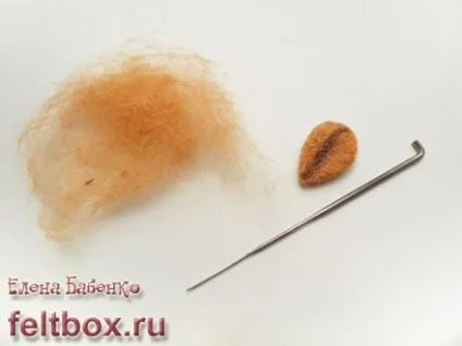 Гілочка в техніці сухого валяння на каркасі (сухе валяння гілочки) Гілочка в техніці сухого валяння на каркасі