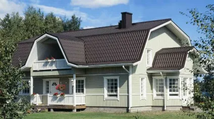 Види мансард з балконом, фото будинків з ламаними дахами, односхилими, двосхилими, приклади мансард (фото) Види мансард з балконом, фото будинків з ламаними дахами, односхилими, двосхилими, приклади мансард