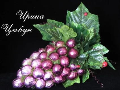 Виноград з цукерок майстер-клас (цукерок) Виноград з цукерок майстер-клас