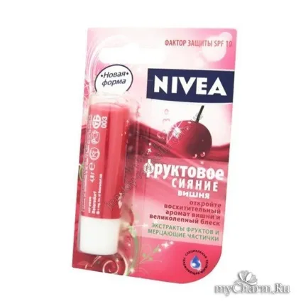 Вишенька для губ - nivea бальзам для губ фруктове сяйво вишня (фруктове) Вишенька для губ - nivea бальзам для губ фруктове сяйво вишня