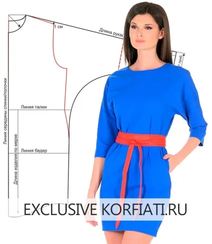 Викрійки рукавів кажан від Анастасії корфіаті (рукавів) Викрійки рукавів кажан від Анастасії корфіаті