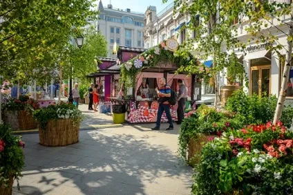 У конкурсі на кращий квітник фестивалю - московське літо (літо) У конкурсі на кращий квітник фестивалю - московське літо