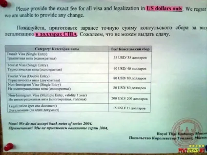 Віза в Таїланд - самостійне оформлення в москві, необхідні документи, вартість і терміни (оформлення) Віза в Таїланд - самостійне оформлення в москві, необхідні документи, вартість і терміни
