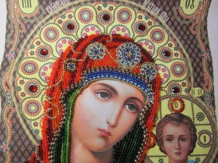 Вишиваємо бісером в техніці рядковий шов (вишиваємо) Вишиваємо бісером в техніці рядковий шов
