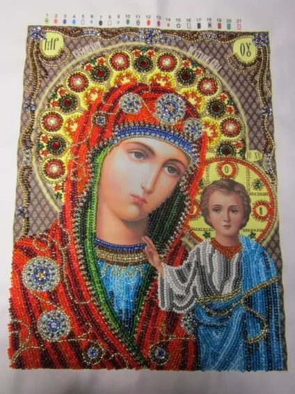 Вишиваємо бісером в техніці рядковий шов (техніці) Вишиваємо бісером в техніці рядковий шов
