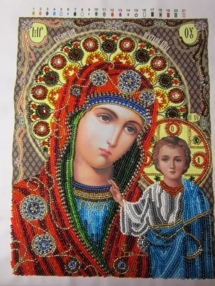 Вишиваємо бісером в техніці рядковий шов (рядковий) Вишиваємо бісером в техніці рядковий шов