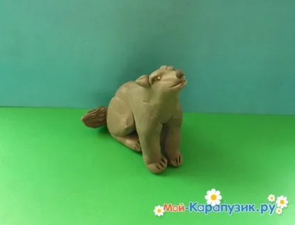 Вовк з пластиліну