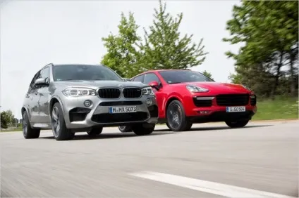 Тест-драйв bmw x5 m проти porsche cayenne turbo s (автомобілі) Тест-драйв bmw x5 m проти porsche cayenne turbo s