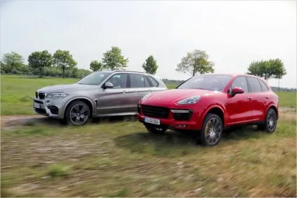 Тест-драйв bmw x5 m проти porsche cayenne turbo s (cayenne) Тест-драйв bmw x5 m проти porsche cayenne turbo s