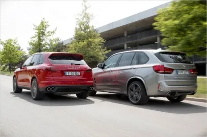 Тест-драйв bmw x5 m проти porsche cayenne turbo s (двигуна) Тест-драйв bmw x5 m проти porsche cayenne turbo s