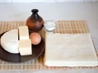 Хачапурі з листкового тіста, рецепт з фото покроковий (з адигейським сиром) Хачапурі з листкового тіста, рецепт з фото покроковий