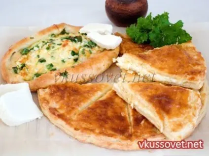 Хачапурі з листкового тіста, рецепт з фото покроковий (осетинський пиріг) Хачапурі з листкового тіста, рецепт з фото покроковий