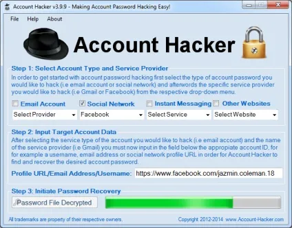 Зламати facebook паролів, account hacker v3 (паролів) Зламати facebook паролів, account hacker v3