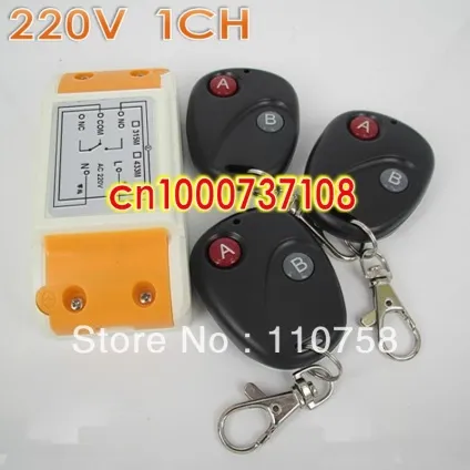 Wireless radio remote control