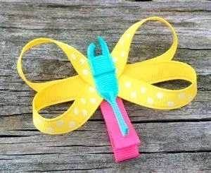 Шпильки з репсових стрічок 33 ідеї