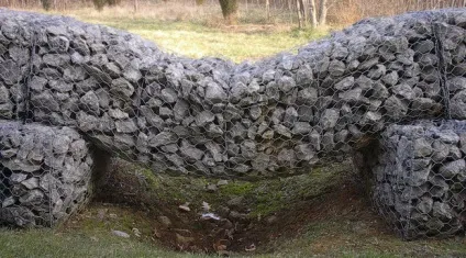 Огорожа з габіонів своїми руками покроковий інструктаж (габіонів) Огорожа з габіонів своїми руками покроковий інструктаж