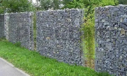 Огорожа з габіонів своїми руками як зробити паркан із сітки і каменю (забір) Огорожа з габіонів своїми руками як зробити паркан із сітки і каменю