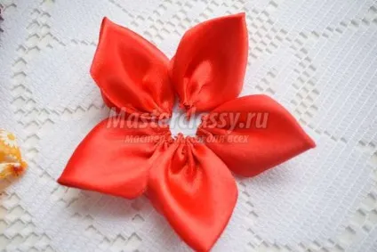 Шпильки «літо» з атласних і репсових стрічок покроковий майстер-клас з фото