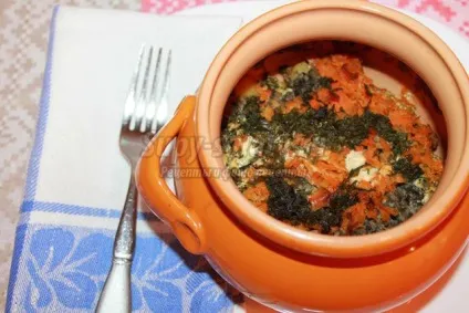 Запечений картопля в горщиках з сосисками (запечений) Запечений картопля в горщиках з сосисками