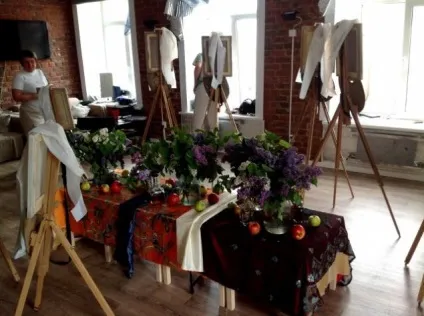 За лаштунками у художників - ярмарок майстрів - ручна робота, handmade (Фріда за роботою) За лаштунками у художників - ярмарок майстрів - ручна робота, handmade