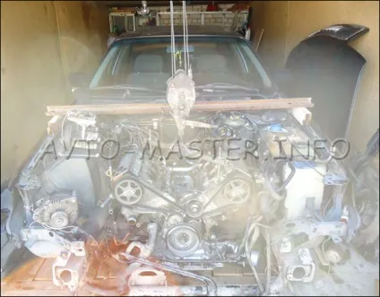 Заміна або зняття двигуна audi c4 2 (двигуна) Заміна або зняття двигуна audi c4 2