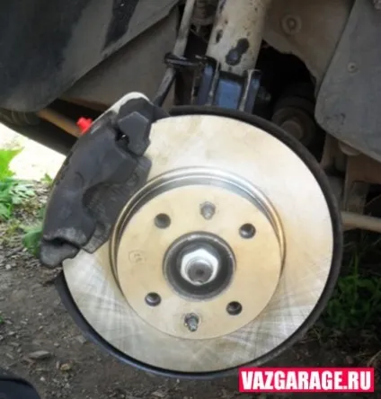Заміна передніх гальмівних дисків ВАЗ 2115 своїми руками