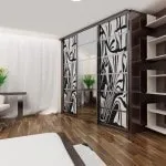 Дзеркальні двері для шафи-купе, design m2 (меблі для вітальні) Дзеркальні двері для шафи-купе, design m2