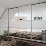 Дзеркальні двері для шафи-купе, design m2 (дзеркальні шафи-купе) Дзеркальні двері для шафи-купе, design m2
