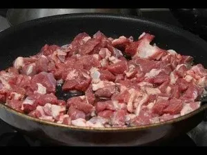 Смажена картопля з м'ясом (картопля) Смажена картопля з м'ясом
