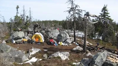 Загублений світ Воттоваара, свій маршрут (метрів рівнем моря) Загублений світ Воттоваара, свій маршрут
