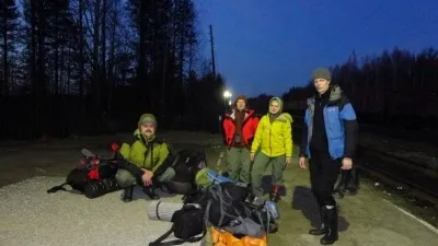 Загублений світ Воттоваара, свій маршрут (метрів рівнем моря) Загублений світ Воттоваара, свій маршрут