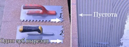 Зубчастий шпатель для плитки як вибрати, розміри і форми зубів гребінки (плитки) Зубчастий шпатель для плитки як вибрати, розміри і форми зубів гребінки