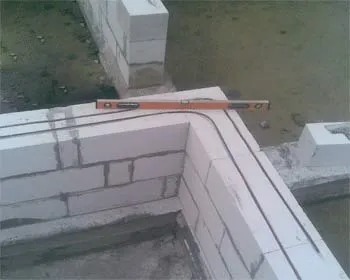 Армування газобетону стін, кладки з газобетонних блоків (армування газобетону армовані газобетонні перемички кладки блоків) Армування газобетону стін, кладки з газобетонних блоків