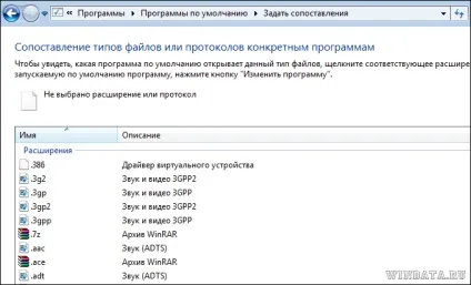 Асоціації файлів в windows 7, комп'ютерна допомога (файлів) Асоціації файлів в windows 7, комп'ютерна допомога