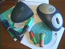 Бездротова оптична миша logitech cordless mouseman optical