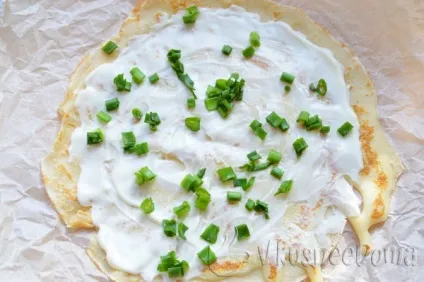 Млинці з начинкою рецепт з солоними огірками (млинці) Млинці з начинкою рецепт з солоними огірками