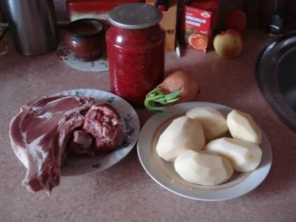 Борщ спрощений (з банки) (борщ) Борщ спрощений (з банки)