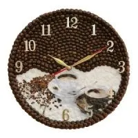 Годинники з кавових зерен (зерен) Годинники з кавових зерен