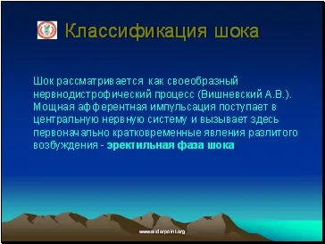 Травматичний і опіковий шок (травматичний) Травматичний і опіковий шок